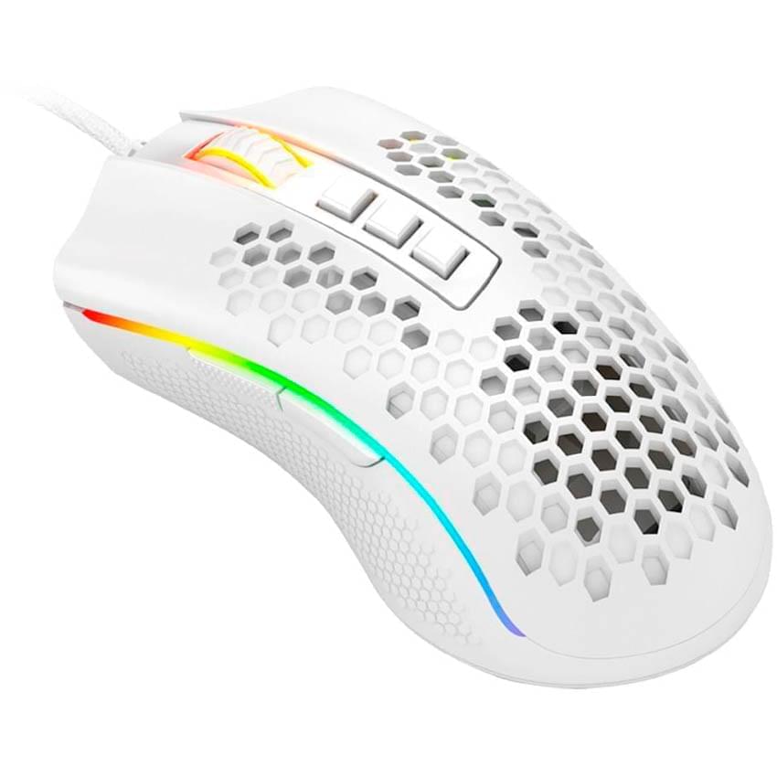 Mouse Redragon Storm Elite Rgb 16000 Dpi Blanco